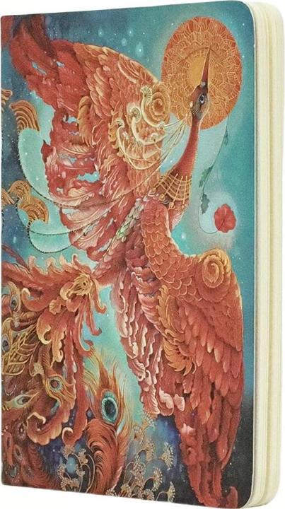 Actual product image Paperblanks Notizheft A6 Feuervogel (A6, Plain, Hardcover)