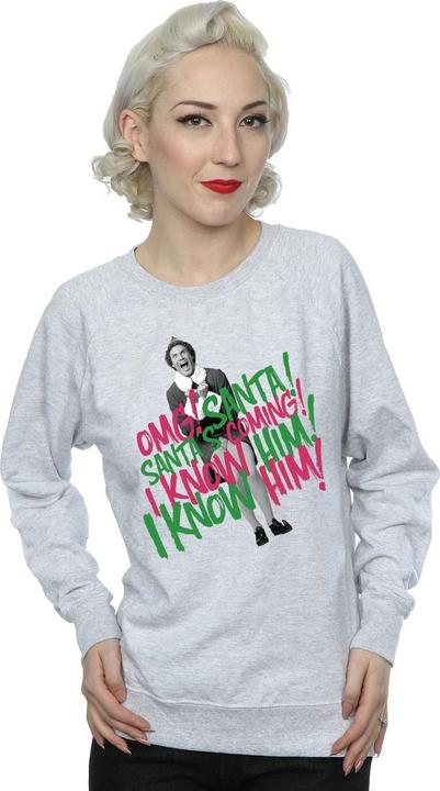 Image du produit Elf - Sweat SANTA'S COMING - Femme (XL)