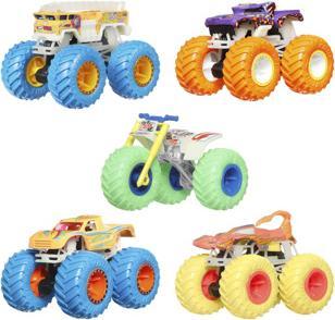 Actual product image Mattel HOT WHEELS Monster Trucks Glow in the Dark GOTTA GO Vehicle