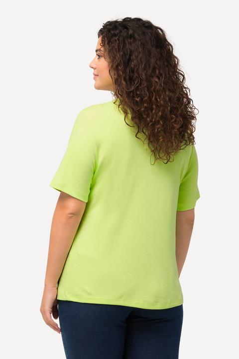 Produktbild Ulla Popken Shirt, doppellagige Vorderseite, Slim, Rundhals, Halbarm (56)