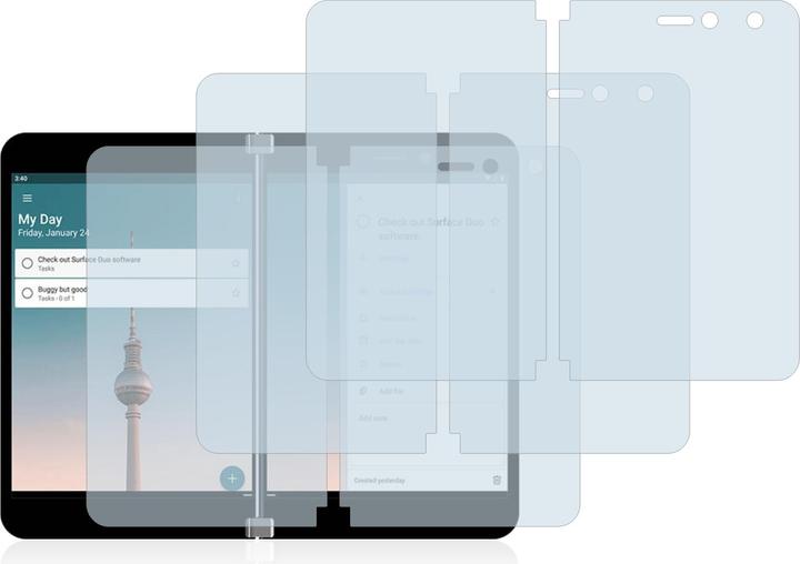 Actual product image BROTECT AirGlass Glass (3 pcs., Surface Duo)