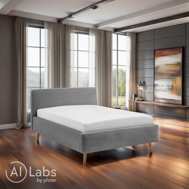 Immagine prodotto Meise Möbel Letto imbottito Mattis con rete (140 x 200 cm)