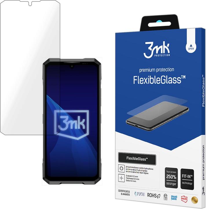 Produktbild 3MK Hybrid glass FlexibleGlassâ¢ for Doogee Blade (1 Stk., ZTE Blade Max View)