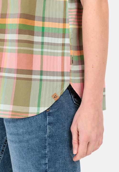 Produktbild Camel Active Karierte Bluse aus reiner Baumwolle (L)