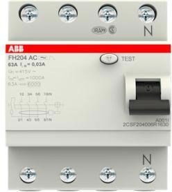 Actual product image ABB RCCB, 63A, 4 Pole, 30mA, Type AC