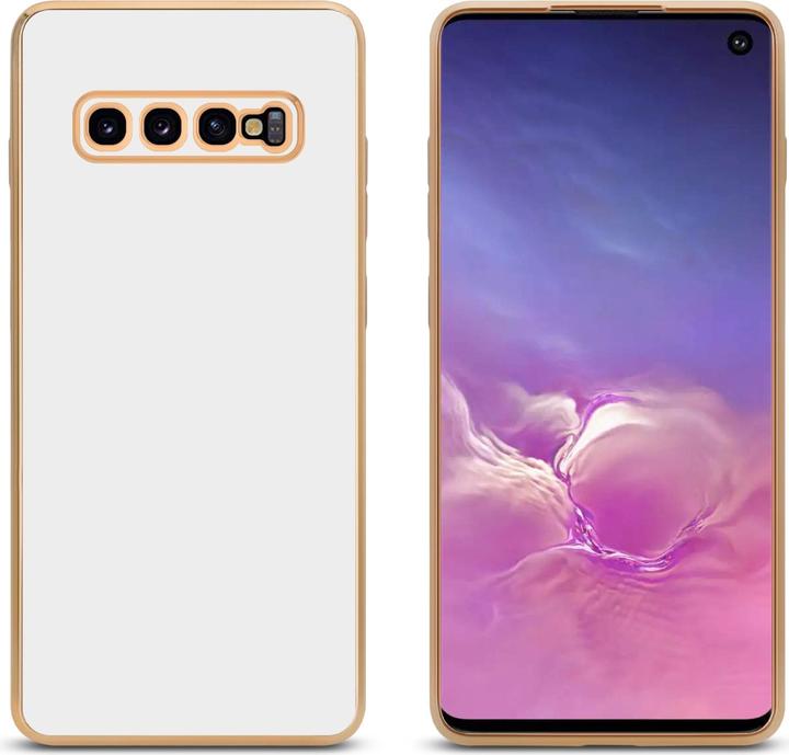 Image du produit Cadorabo Housse pour Samsung Galaxy S10 PLUS en TPU avec protection pour appareil photo LM130 Style (Samsung Galaxy S10+)