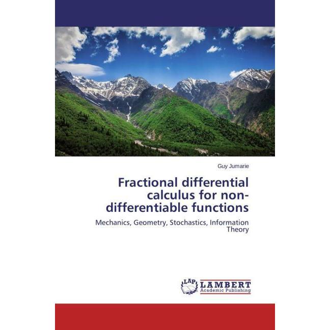 Fractional differential calculus for non-differentiable functions, Fachbücher von Guy Jumarie