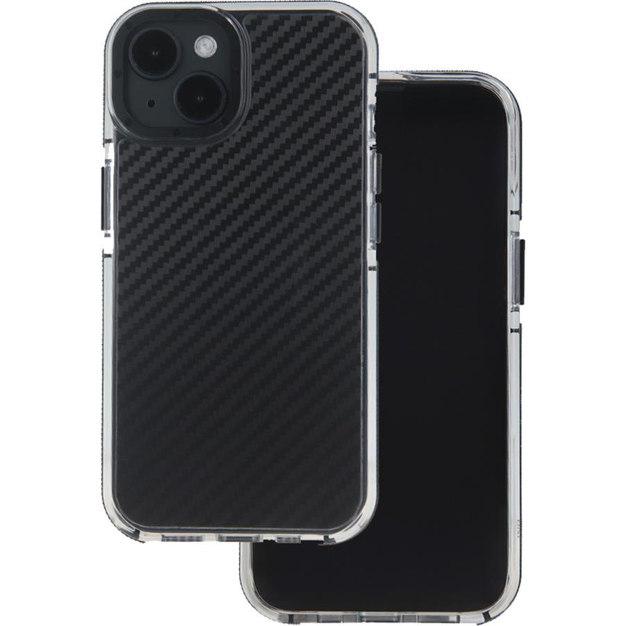 OEM Acryl Carbon Hülle für iPhone 11 schwarz (Apple iPhone 11), Smartphone Hülle, Schwarz