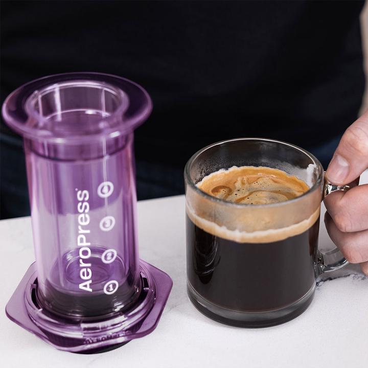 Image du produit Aeropress Clear Purple - Lila Kaffeemaschine