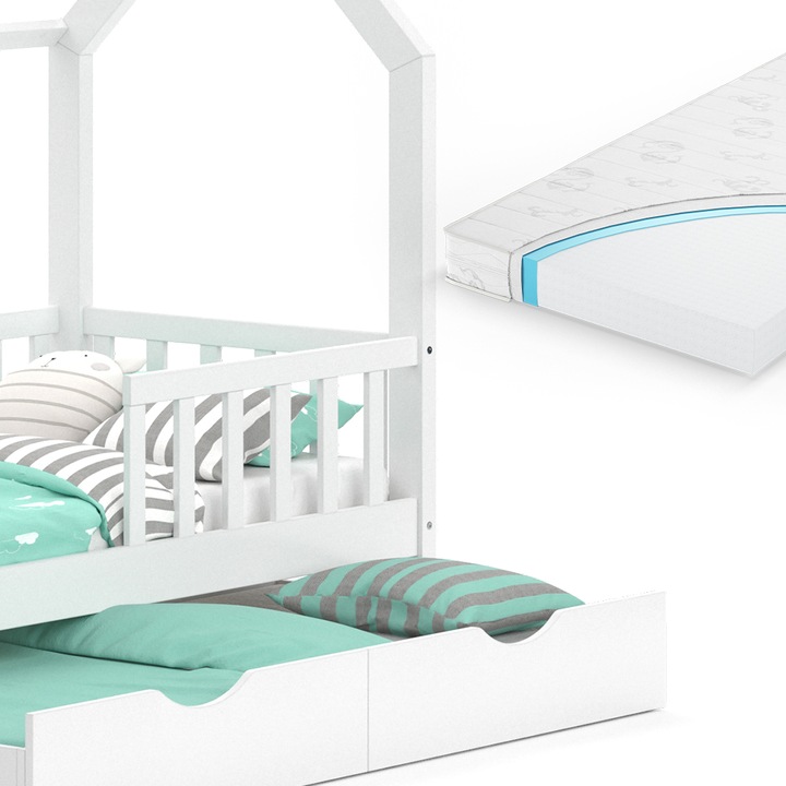 Produktbild VitaliSpa Hausbett Wiki (80 x 160 cm)