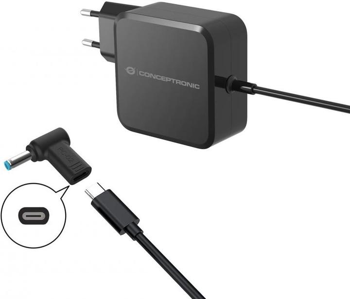 Actual product image Conceptronic Adapter USB-C -> DC, Dell 4.5x3.0mm 18-20V sw