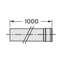 Thumbnail - Vaillant, Kabelleitung, Verlängerung 1.0 m für starre Abgasleitung DN 130. PP (1 m)