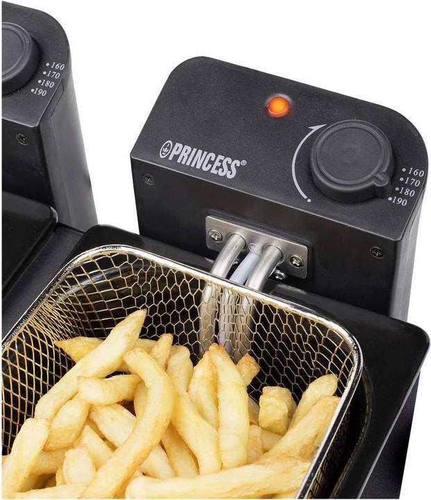 Actual product image Princess Stainless steel double deep fryer
