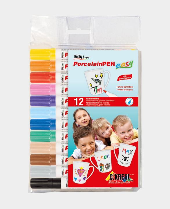 Produktbild Kreul Porzellanmarker "PorcelainPEN easy" Set (12x)