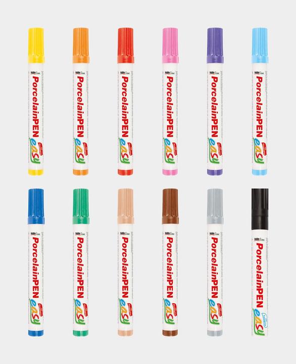 Produktbild Kreul Porzellanmarker "PorcelainPEN easy" Set (12x)