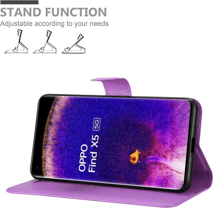 Immagine prodotto Cadorabo Custodia con supporto a libro per Oppo FIND X5 (Oppo trova X5)