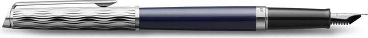 Actual product image Waterman Fountain pen Hémisphère DeLuxe C.C Deep Lacquer F B. (Blue, 1 x)