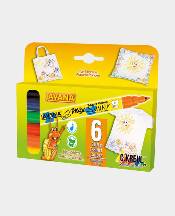 Actual product image Kreul Textile Marker fine Set of 6 (6x)