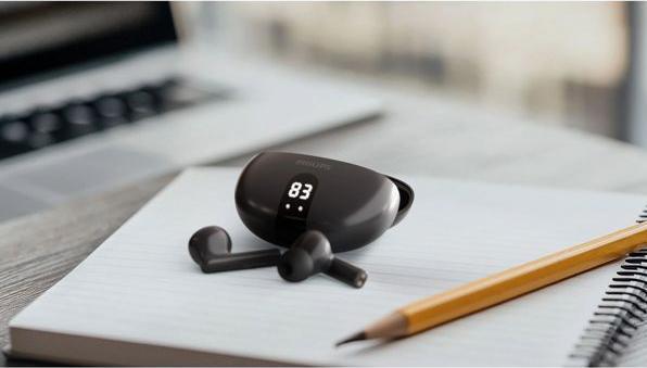 Produktbild Philips True Wireless In-Ear-Kopfhörer TAT2520BK/00 Schwarz (ANC, 4 h, Kabellos)