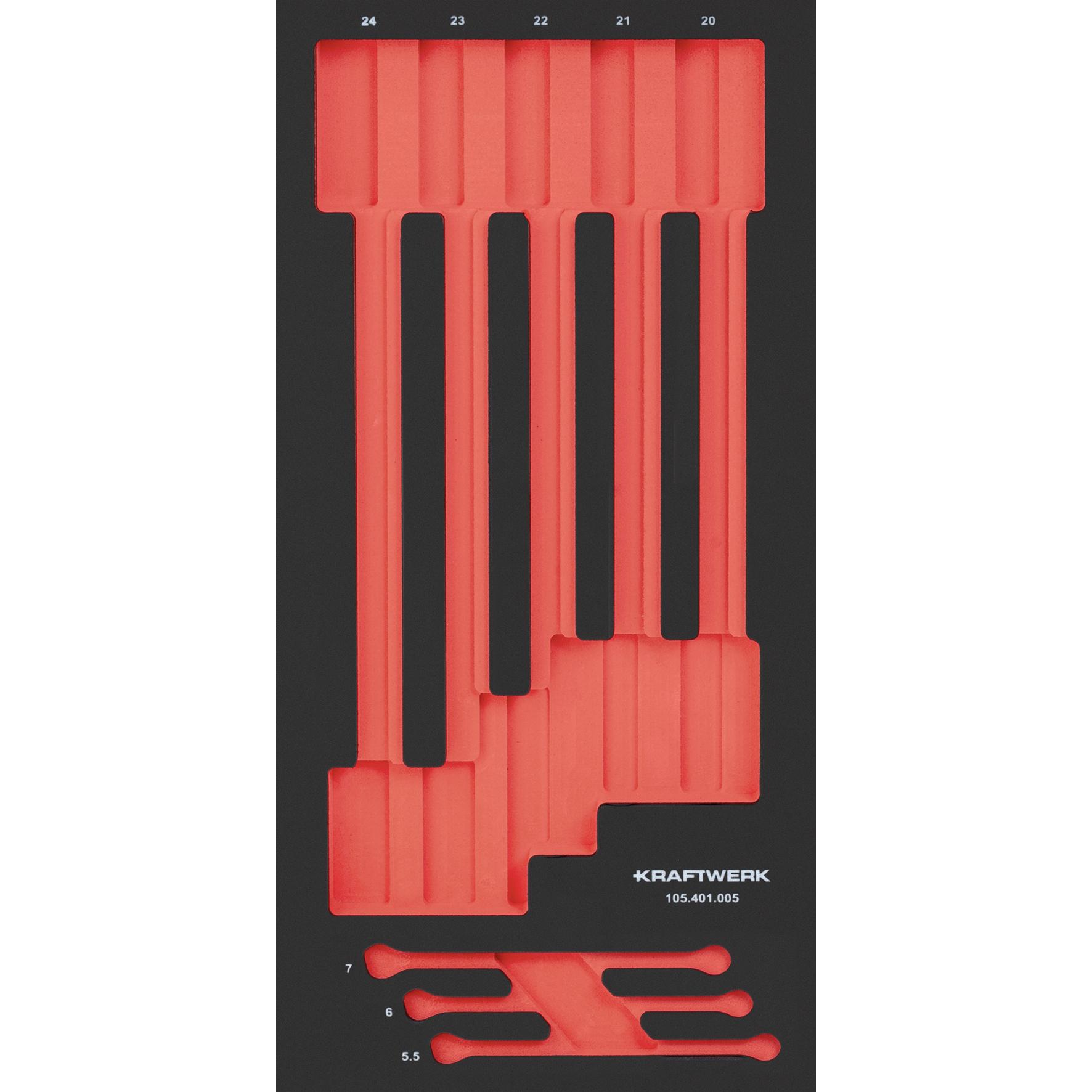 Kraftwerk, Zubehör Werkzeugaufbewahrung, Leere PRO LINE EVA Einlage Art.