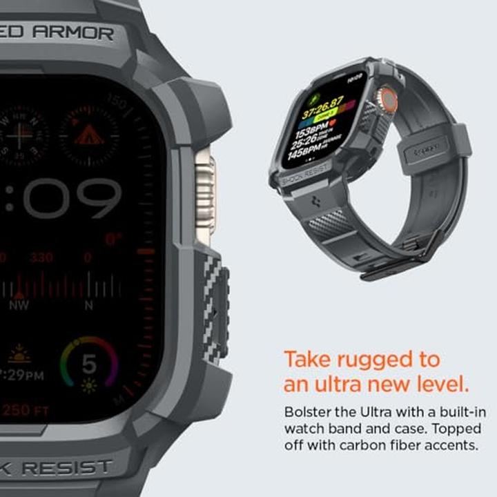 Immagine prodotto Spigen Appl Watch Ultr 2/1 RugArmProDkGr