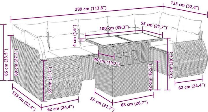 Produktbild vidaXL Daniel