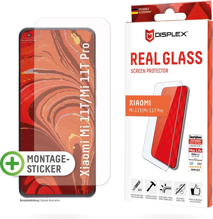 Produktbild Displex Real Glass, 2D Panzerglas (1 Stück)