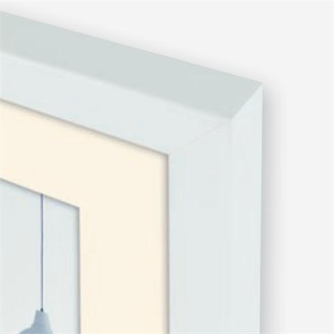 Produktbild ZEP Bilderrahmen NP29W Edison White 21x29,7 cm (21 x 29.7 cm)