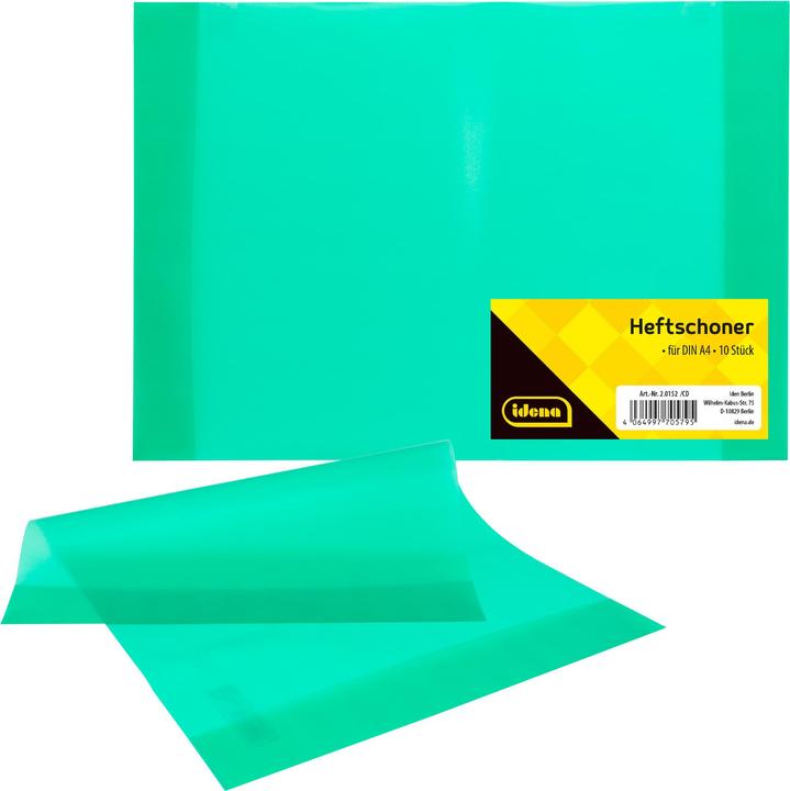 Produktbild Idena Heftschoner A4 transparent grün (A4)