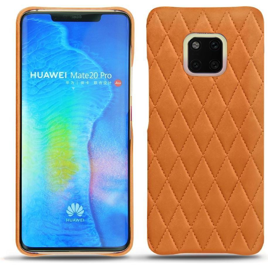 Noreve Lederschutzhülle (Huawei Mate 20 Pro), Smartphone Hülle, Orange