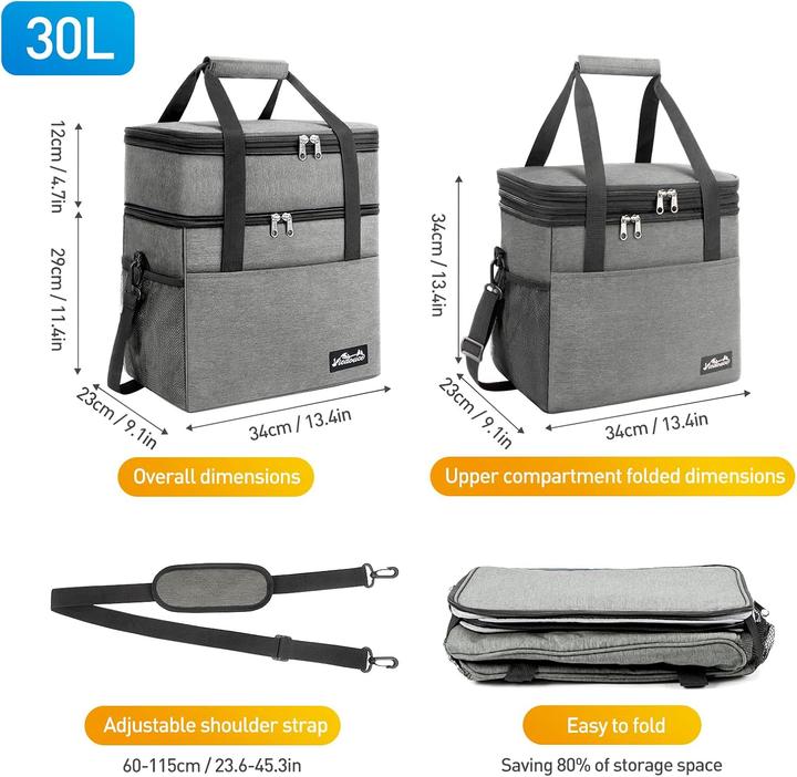 Actual product image Viedouce Erweiterbare Kühltasche (30 l)