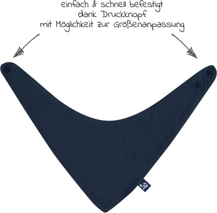 Produktbild Alvi Halstücher & Schals Halstuch / Bandana Lätzchen Dreieckstuch Mull 2er Pack