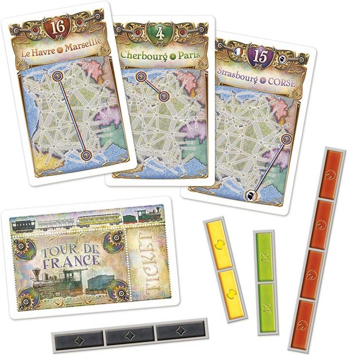 Actual product image Asmodée Ttr Ticket To Ride- France (English, French, German, Italian, 2 - 5 Players)