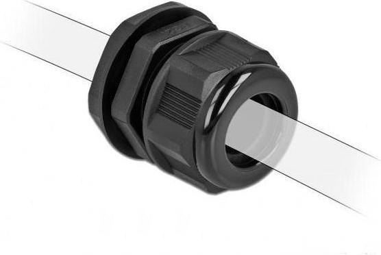 Produktbild Delock Kabelverschraubung PG29 für Flachkabel schwarz 2 Stück