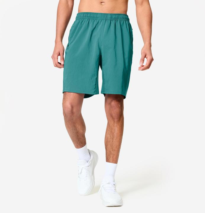 Produktbild Domyos Shorts Herren mit Reissverschlusstaschen - blaugrün (3XL)