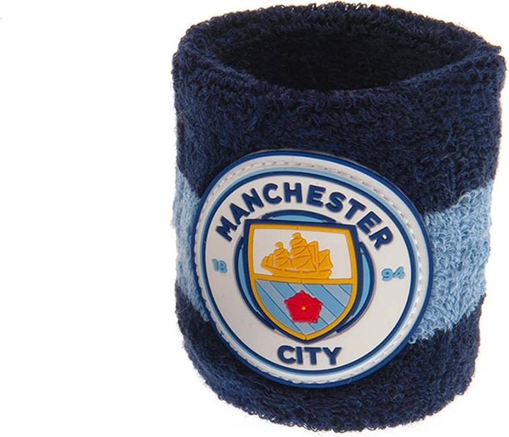 Produktbild Manchester City FC Adult Crest Baumwollarmband (2er Pack)