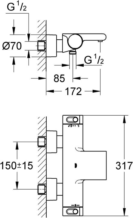 Produktbild Grohe 34174001 Badarmatur