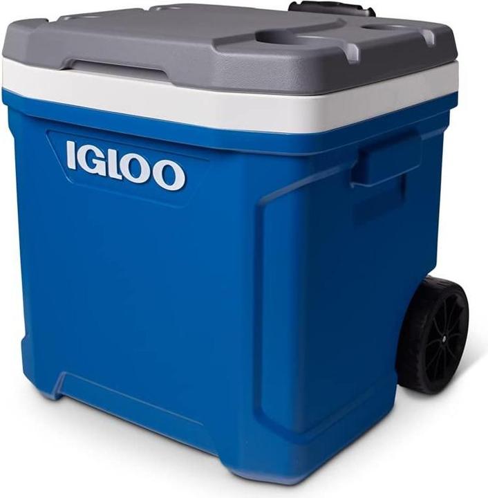 Igloo Latitude 60 Roller - Grote koelbox op wielen - 56 litres - Blauw (56 l)