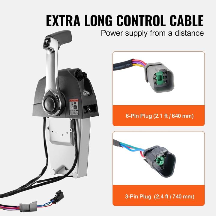 Actual product image Vevor Boat Throttle Control Box