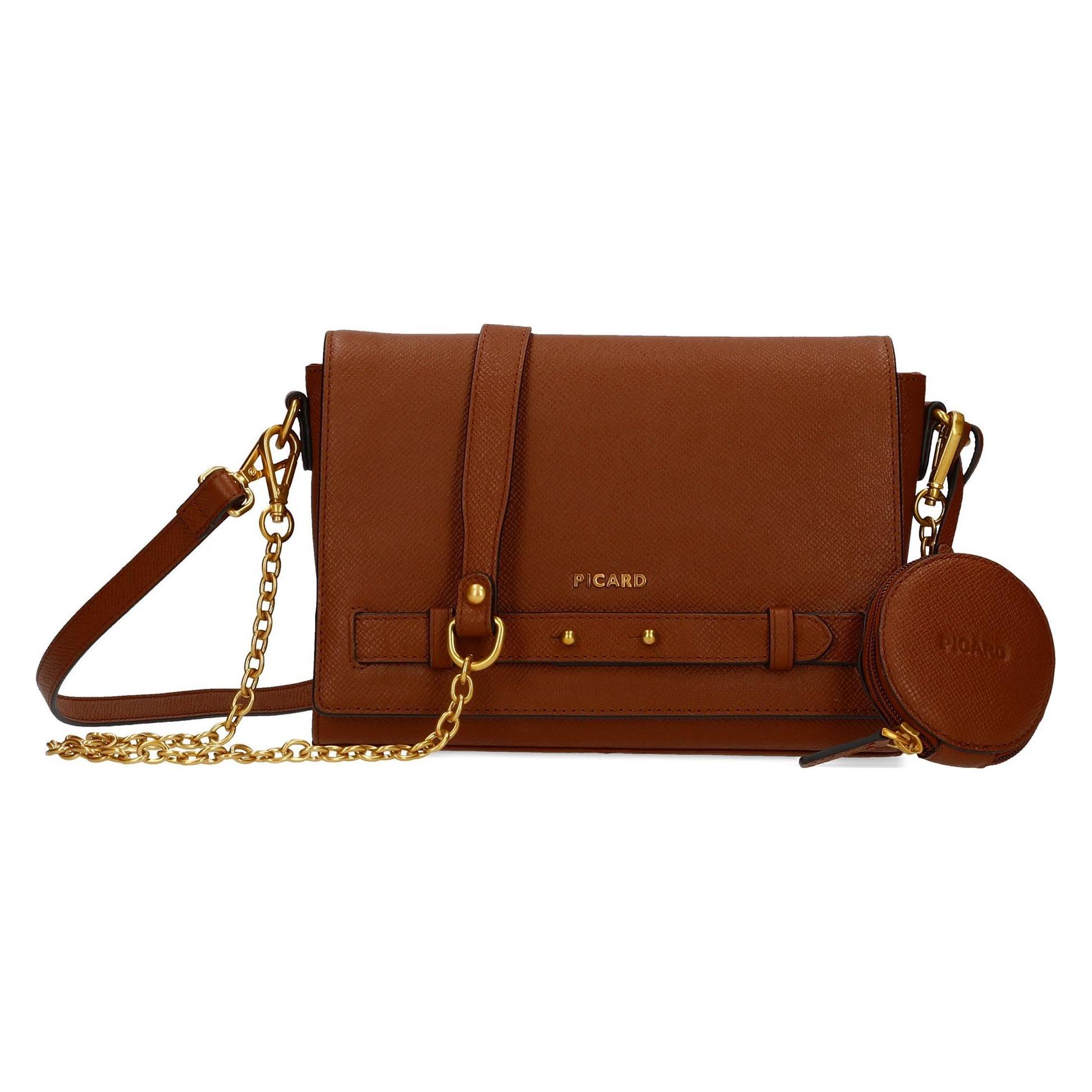 Picard Umhängetasche Chic Way Crossbody Bag Cognac Braun