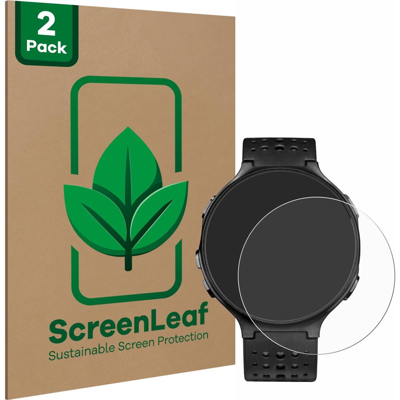 Thumbnail - ScreenLeaf Schutzfolie nachhaltiger Displayschutz Displayschutzfolie Folie Klar Transparent, Smartwatch Schutzfolie, Tra...