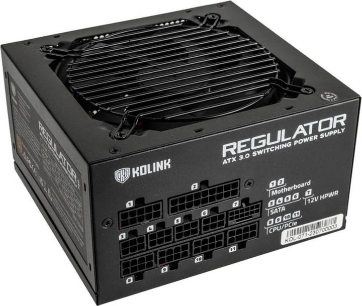 Produktbild Kolink Regulator 80 PLUS Gold Netzteil, ATX 3.0, PCIe 5.0, modular - 750 Watt (750 W)