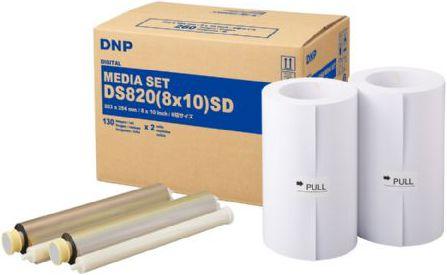 DNP Paper DM810820 2 rolls each 130 pcs. 20x25 for DS820 (130 x)