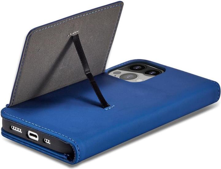 Actual product image Hurtel Magnet Card Case for Samsung Galaxy A23 5G flip cover wallet stand blue (Samsung Galaxy A23 5G)