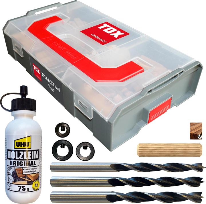 Actual product image Tox L-Boxx Mini Wood assortment 207 pcs. (207 pcs.)