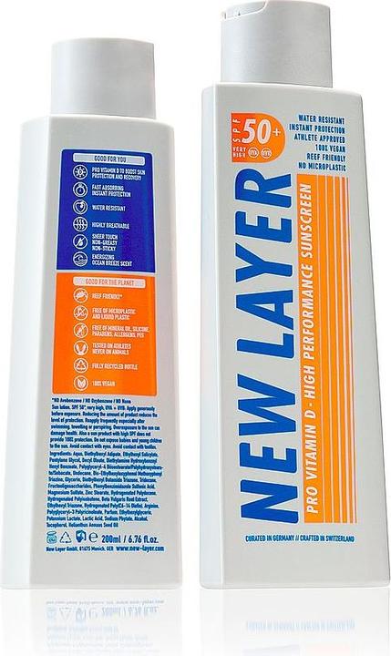 Produktbild New Layer Pro Vitamin D High Performance (Sonnenmilch, SPF 50+, 200 ml, 277 g)