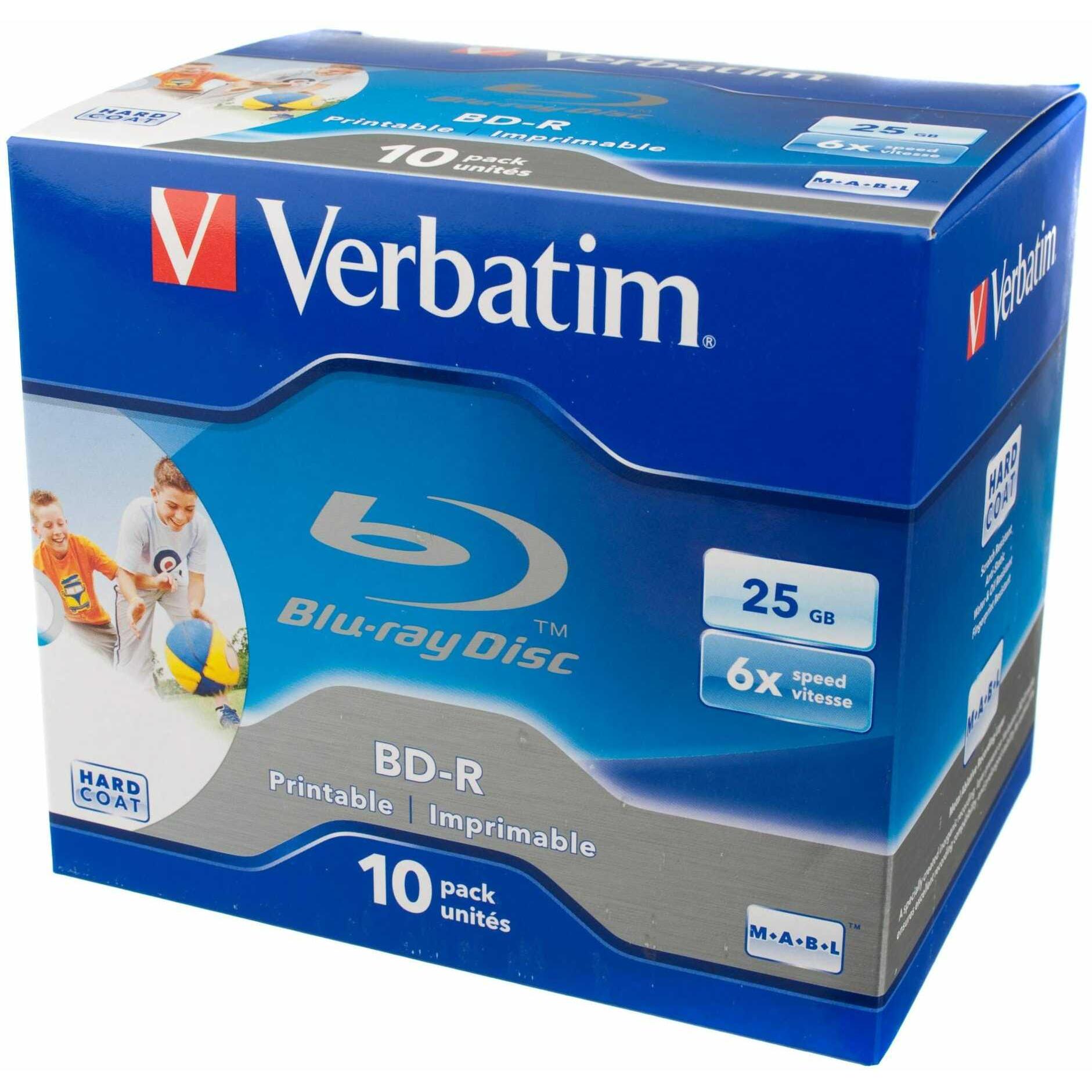 Verbatim Bd-R (10 x), Optischer Datenträger