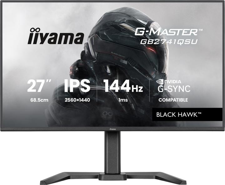 iiyama 68.6cm (27") GB2741QSU-B1 16:9 HDMI+DP+2xUSB IPS (2560 x 1440 Pixel, 27")