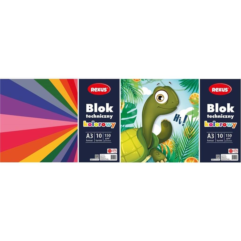 Beniamin, Quaderni + Bloc notes, Technischer Farbblock A3/10K (A3)