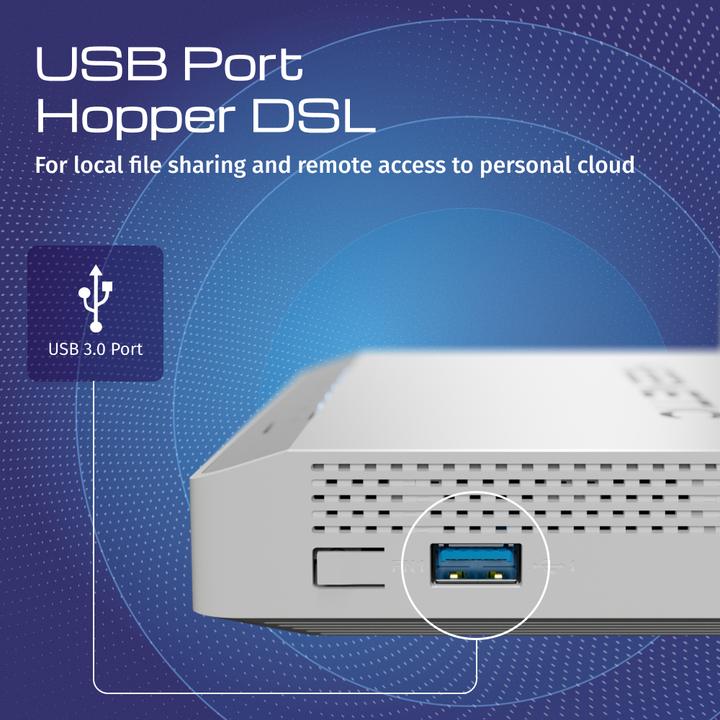 Actual product image Keenetic Hopper Dsl Kn-3610 Adsl2/Vdsl 4 Modem/Router